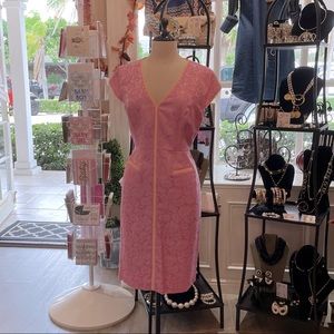 Julie Brown Pink Lace Dress!